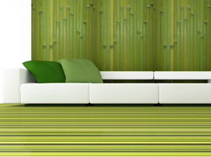 Green Monochromatic Living Room Decor